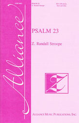 Psalm 23 SSAA choral sheet music cover
